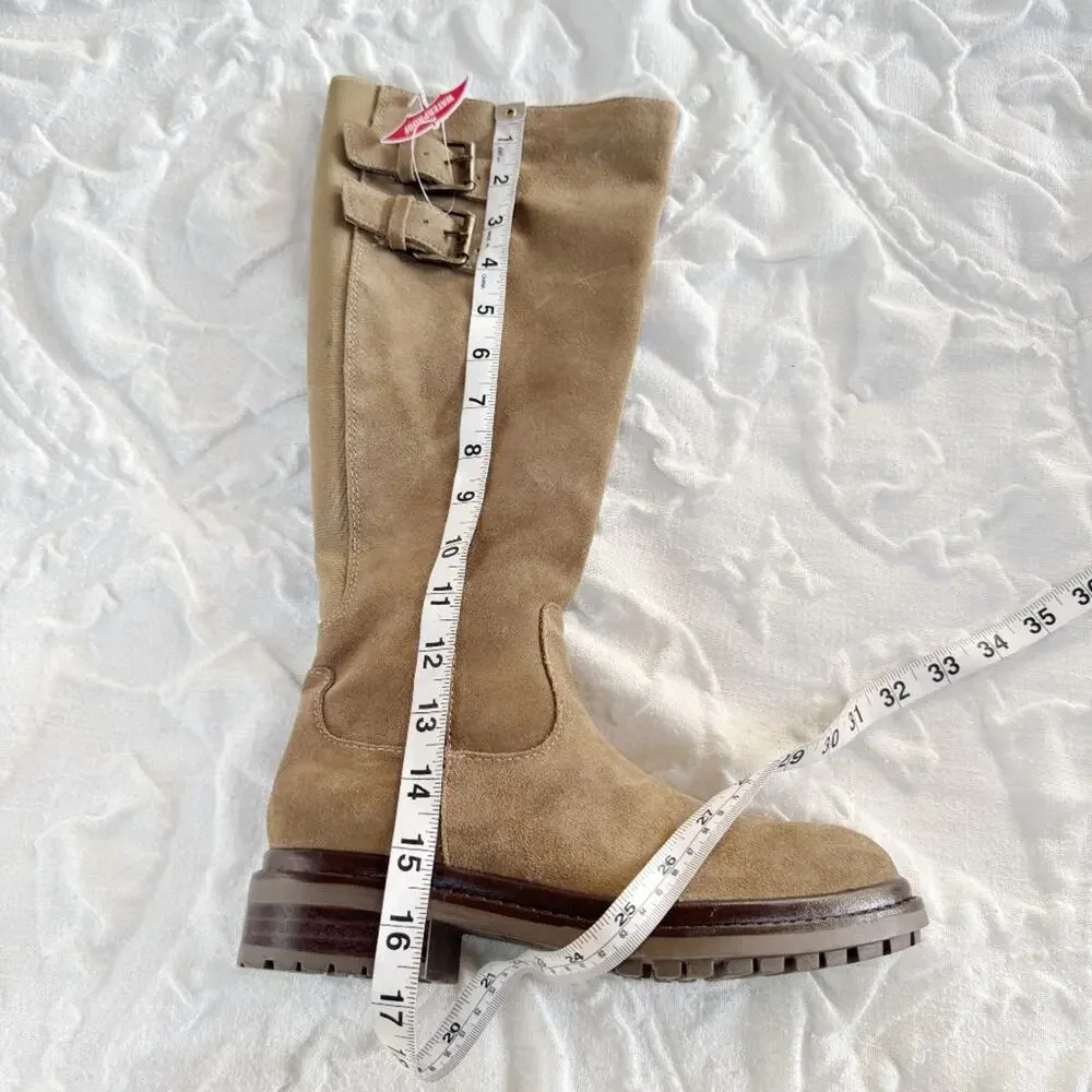 Blondo Reagan Waterproof Knee High Lug Boot Size 6 New